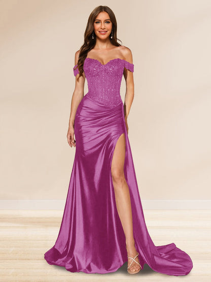 Jenna - Sequined Evening Dress, Trumpet/Mermaid for Women