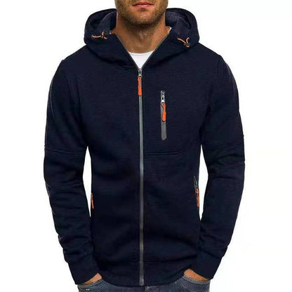 Juan - Hooded Jacket with Zip - Sporty - Lightweight - Ideal for Autumn/Winter