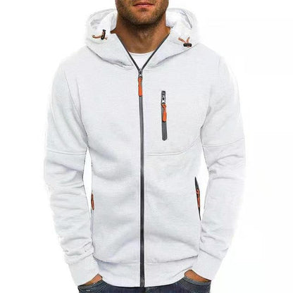 Juan - Hooded Jacket with Zip - Sporty - Lightweight - Ideal for Autumn/Winter