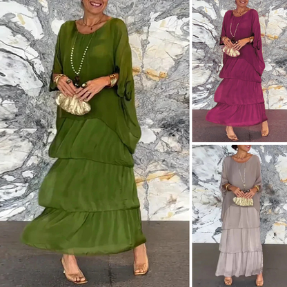 Alani - Layered Chiffon Maxi Dress for Women