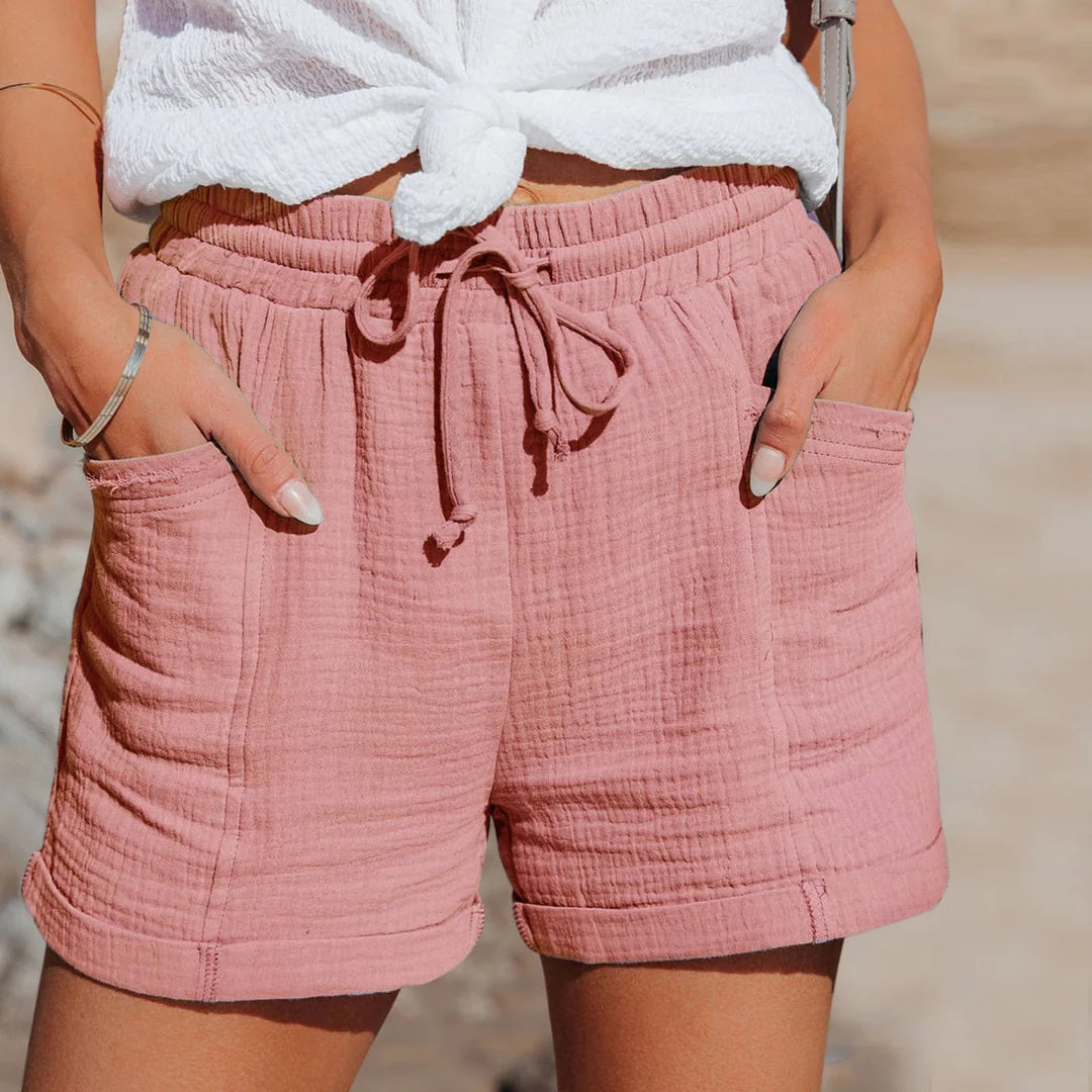 Pink summer shorts online