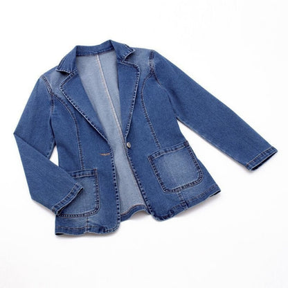 Bryson - Denim Blazer - Chic/Elegant - Fashionable - Ideal for Autumn/Winter