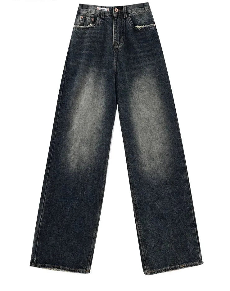 Women's Classic Low-Waist Dark Wash Flared Jeans | Ideal for Everyday Wear