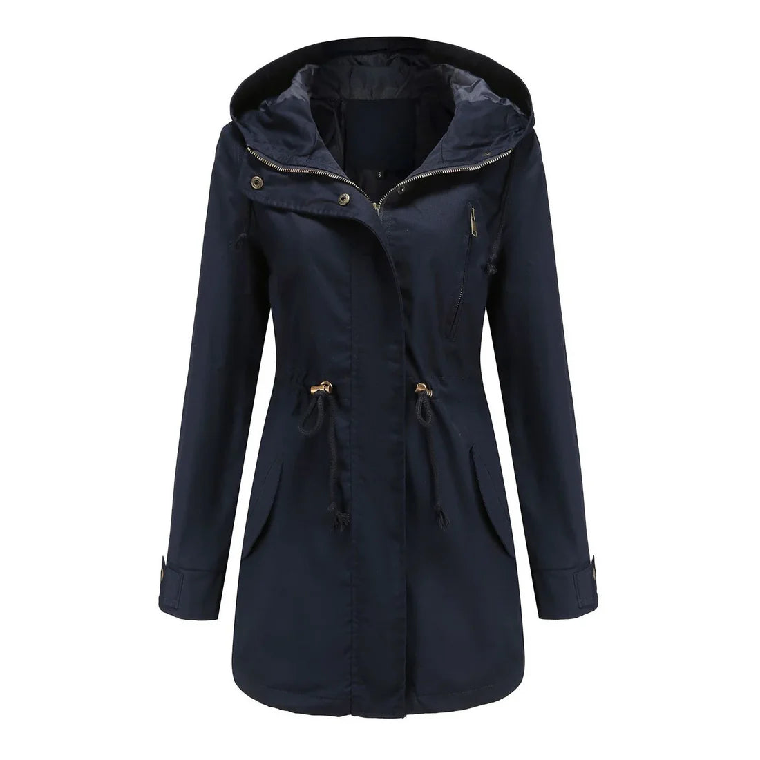 Classic Elegant Waterproof Outdoor Rain Jacket for Women | Perfect for Outdoor Activities