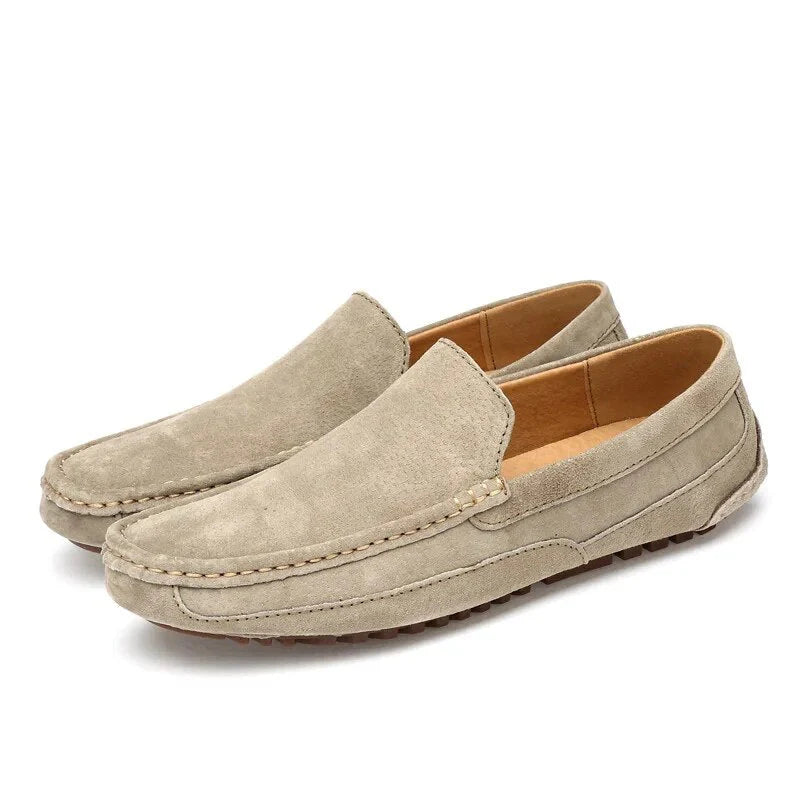 Men’s Classic Suede Stitch Loafers | For Everyday Wear