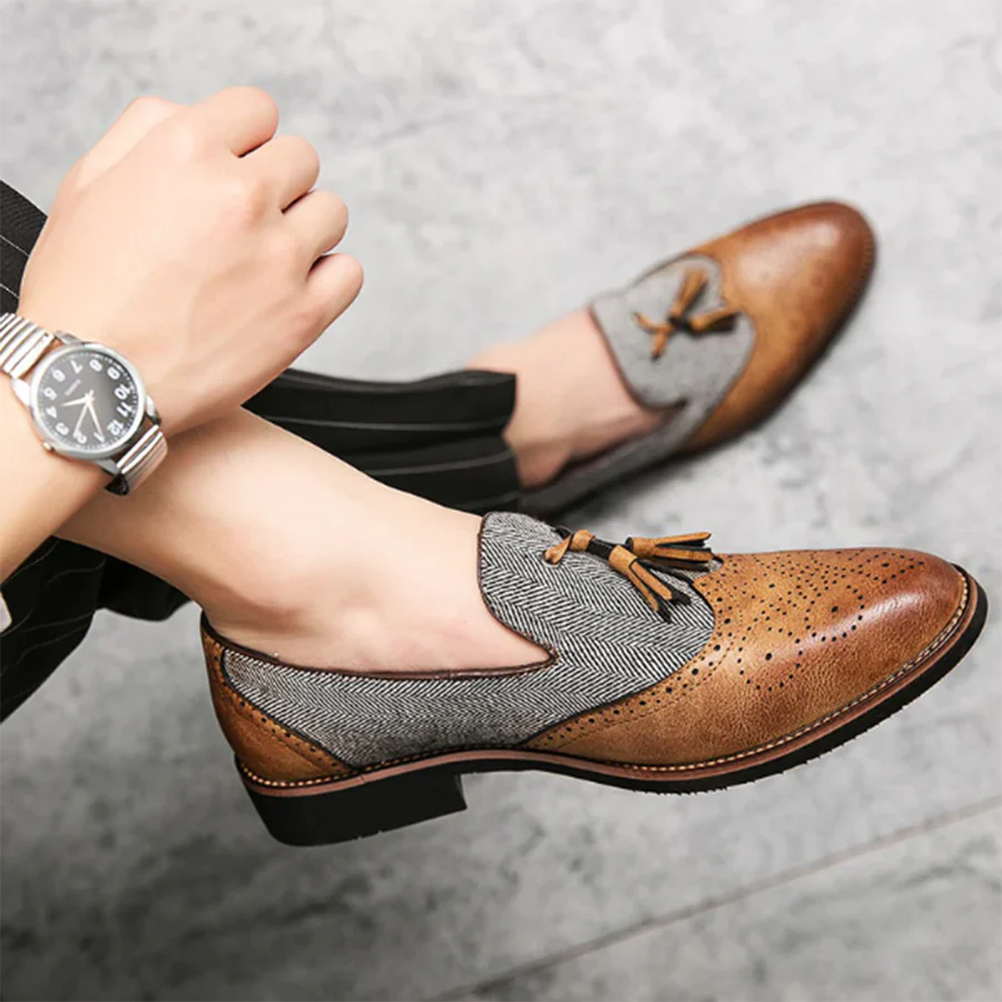 Men’s Comfortable Oxford Loafers with Tassel | Ideal for All Seasons