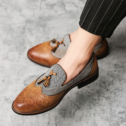 Men’s Comfortable Oxford Loafers with Tassel | Ideal for All Seasons