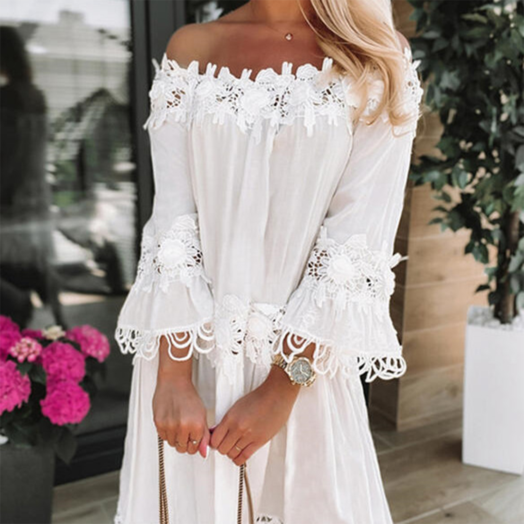 Clarimond - Off-shoulder Dress - Chic - Timeless Style - Formal Occasions