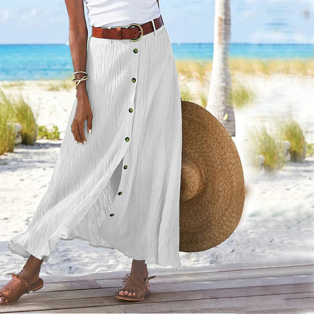 Eudora - Maxi Dress - Chic - Linen - Ideal for Summer