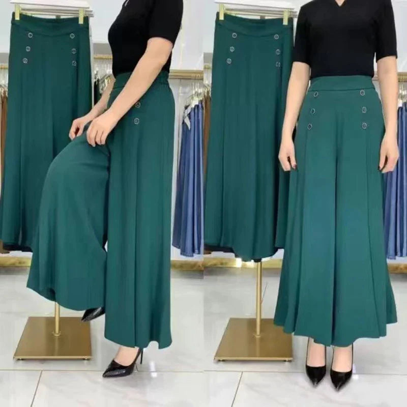Elvira - Women's Flare Trousers - Elegant - Modern Style - For Formal Occasions