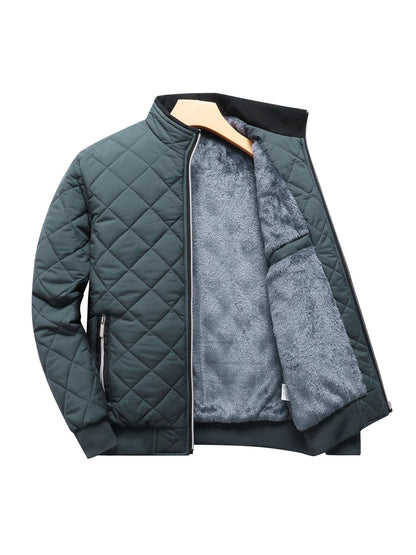 Warm Quilted Winter Jacket for Men | Ideal for Winter