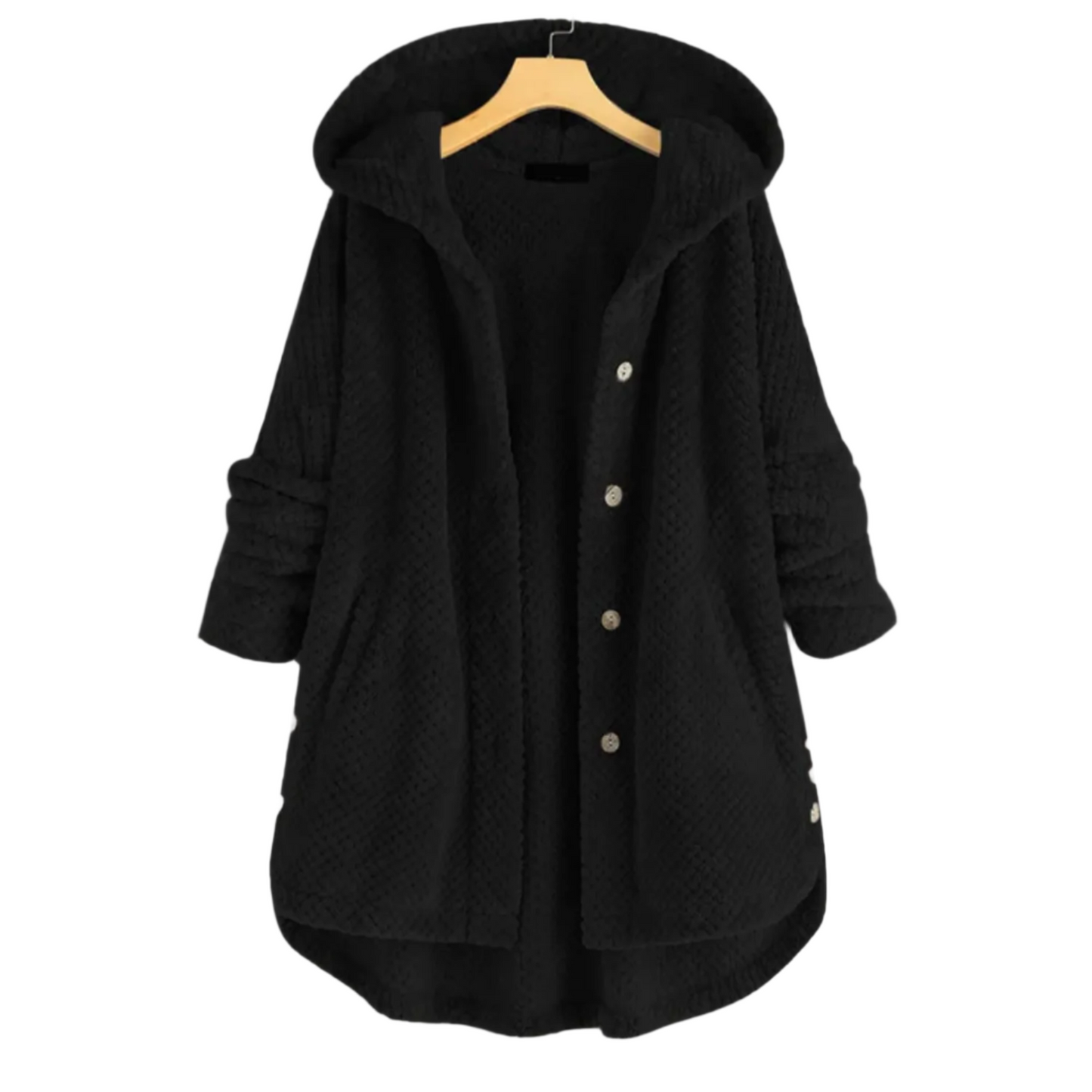 Juvy - Fleece jacket with hood - Casual - Comfortable - Ideal for Autumn/Winter