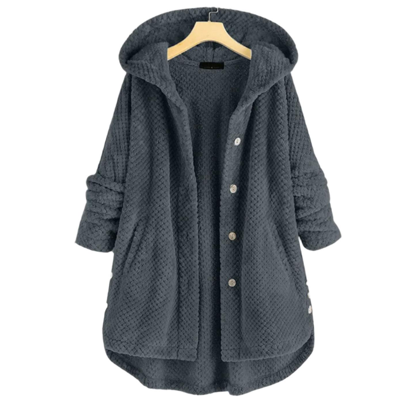 Juvy - Fleece jacket with hood - Casual - Comfortable - Ideal for Autumn/Winter