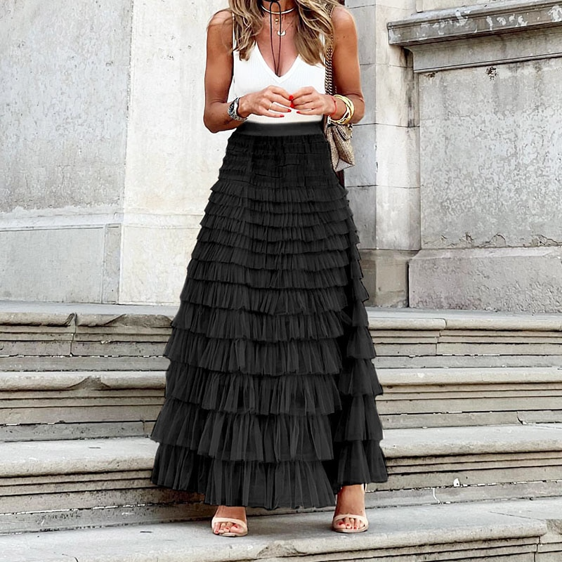 Bryony - Elegant Pleated Skirt - Chic - Timeless Style - Formal Occasions