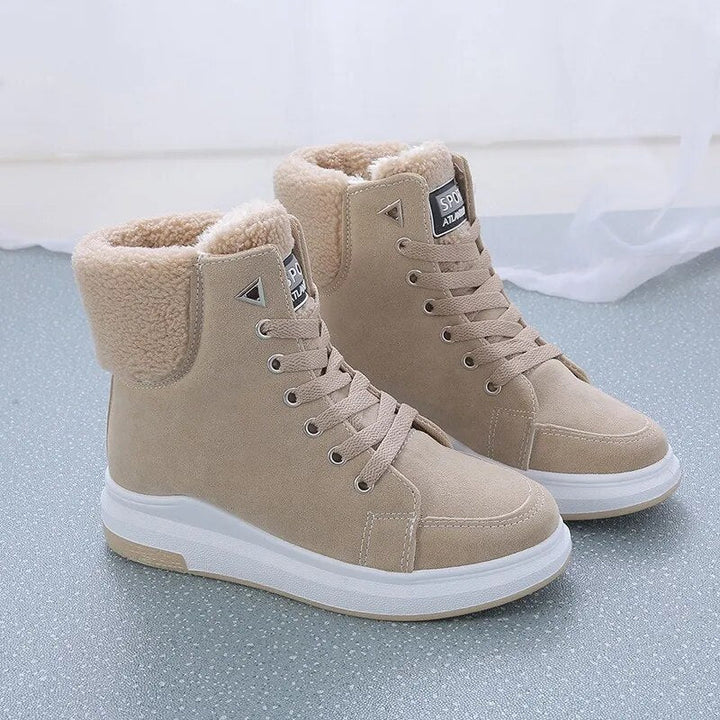 Warm Casual Flat Suede Ankle Boots for Women | Perfect for Everyday Wear