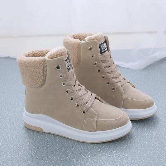 Warm Casual Flat Suede Ankle Boots for Women | Perfect for Everyday Wear