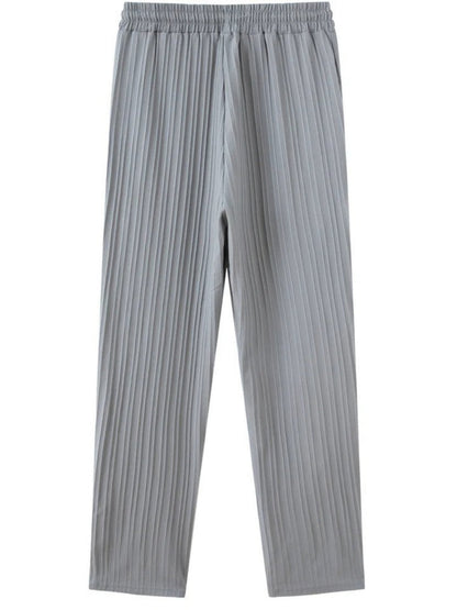 Ulric - Striped Linen Trousers - Chic - Lightweight - Perfect for Casual Days