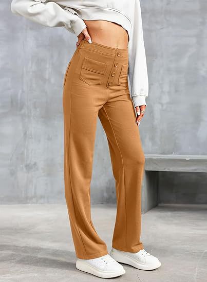 Aveline - Women's High Waist Trousers - Casual - Timeless Style - Everyday Wear