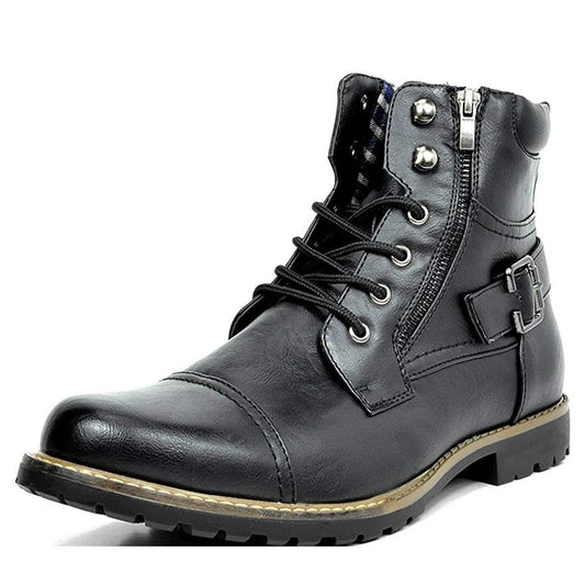 Luther -Vegan Leather Boots for Men - Classic - Comfortable - Ideal for Autumn/Winter