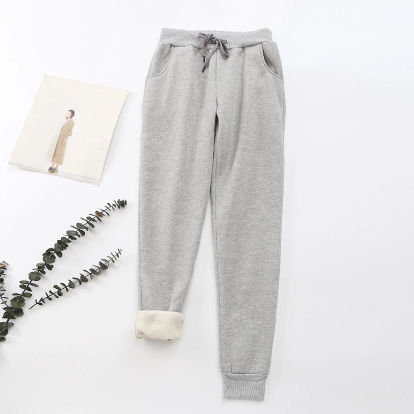 Women's Sporty Fleece Joggers with Pockets | Perfect for Everyday Wear